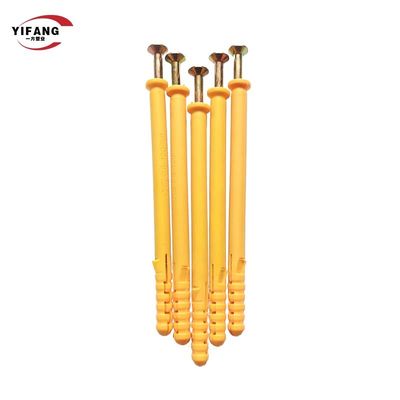 De concrete Spijkertype Plastic van de Muurstoppen van het Uitbreidingsanker Kleine Gemakkelijke Misvorming