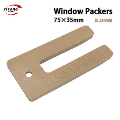 75x35mm Plastic Shims Packers voor raam en deur